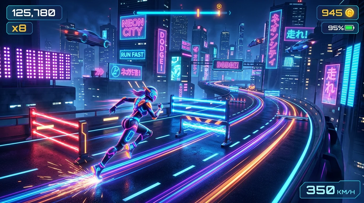 Arcade és endless runner játék